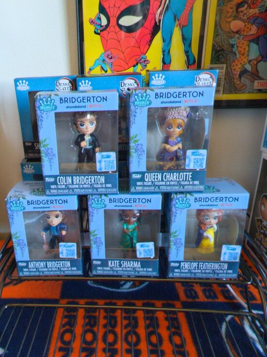 Funko Other - Funko Minis Bridgerton FULL SET - Colin Anthony Kate Penelope Queen Charlotte